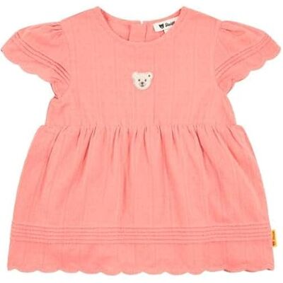 Steiff Baby flicka kortärmad body, Fusion Coral, 80 Steiff Baby flicka kortärmad body, Fusion Coral, 80