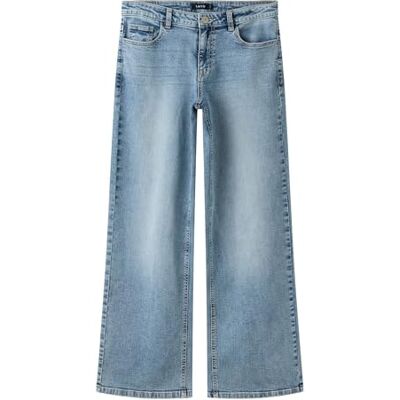 Lmtd Nlfbli DNM Nw R Wide Pant Noos, Ljusblå denim, 164 Lmtd Nlfbli DNM Nw R Wide Pant Noos, Ljusblå denim, 164