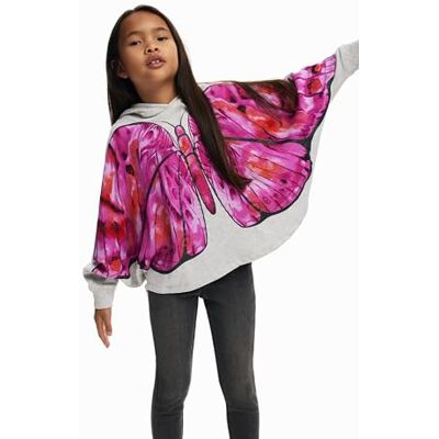 Desigual flicka stickad tröja långärmad tröja, svart, 14 år Desigual flicka stickad tröja långärmad tröja, svart, 14 år