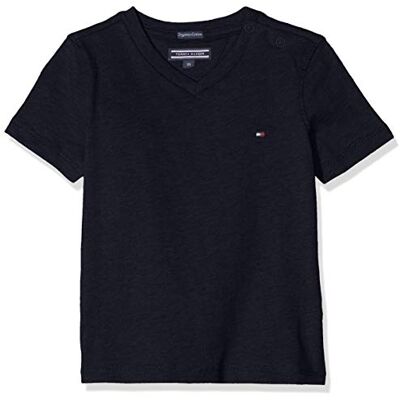 Tommy Hilfiger - KB0KB04142 D - Mörkblå - Normal passform - Polo Tommy Hilfiger - KB0KB04142 D - Mörkblå - Normal passform - Polo