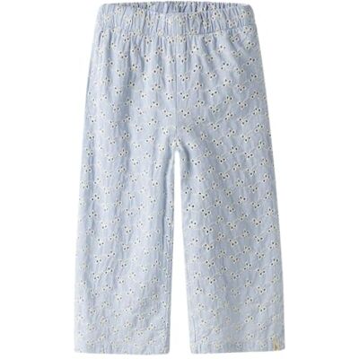 Lil' atelier mini Wide Pant Lil Nmftextie-byxor med vida ben, Zen Blue, 92 flickor, Zen Blå, 92 Lil' atelier mini Wide Pant Lil Nmftextie-byxor med vida ben, Zen Blue, 92 flickor, Zen Blå, 92