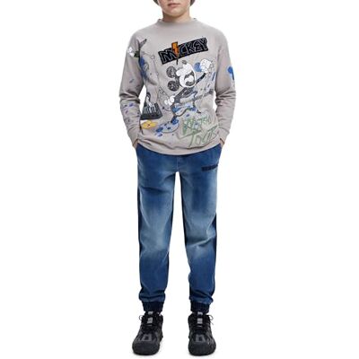 Desigual TS_WORL Tour, 1001 Crudo, 11/12, Vit, 12 år Desigual TS_WORL Tour, 1001 Crudo, 11/12, Vit, 12 år