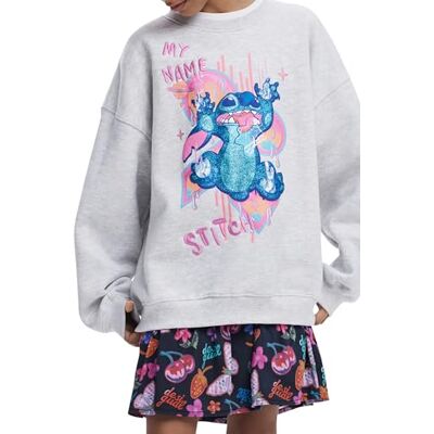 Desigual Sweat_MY Name STITICH, 1001 Ecru, 5/6, Vit, 6 år Desigual Sweat_MY Name STITICH, 1001 Ecru, 5/6, Vit, 6 år