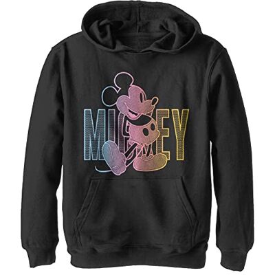 Disney Pojkar, klassisk Musse Gradient Musse huvtröja, svart, S, svart, S Disney Pojkar, klassisk Musse Gradient Musse huvtröja, svart, S, svart, S