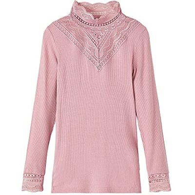 NAME IT Flickor Nkfnuri Ls XSL Top Noos långärmad tröja, Woodros, 122/128 NAME IT Flickor Nkfnuri Ls XSL Top Noos långärmad tröja, Woodros, 122/128