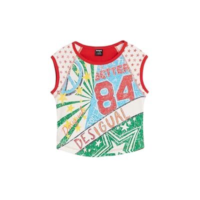 Desigual Flerfärgad T-shirt för flickor 11/12 Desigual Flerfärgad T-shirt för flickor 11/12