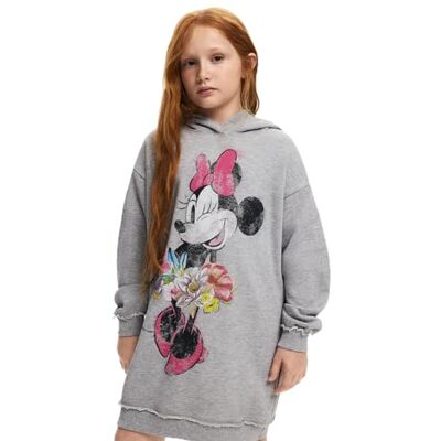 Desigual Vest_Hoodie Minni Dress för flickor, svart, 8 år Desigual Vest_Hoodie Minni Dress för flickor, svart, 8 år