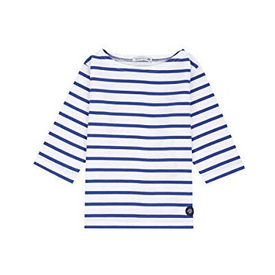 Armor-lux Armor Lux Flickans Beg Meil T-shirt, Flerfärgad (blanc/Etoile Dw5), 16 År Armor-lux Armor Lux Flickans Beg Meil T-shirt, Flerfärgad (blanc/Etoile Dw5), 16 År