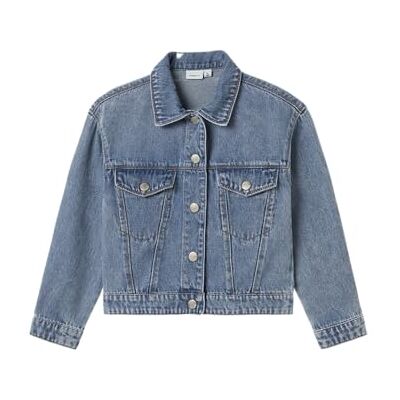 NAME IT flicka Nkfmila DNM jacka 8510-Za Noos, Mellanblå denim, numeric_164 NAME IT flicka Nkfmila DNM jacka 8510-Za Noos, Mellanblå denim, numeric_164