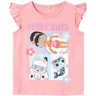 NAME IT flicka Nmfmemi Gabby Capls Bfu Top, murex skal, 86 NAME IT flicka Nmfmemi Gabby Capls Bfu Top, murex skal, 86