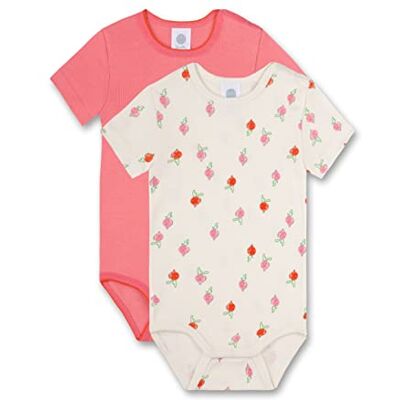Sanetta Baby flicka dubbelpack body (2-pack), kräm, 62 cm Sanetta Baby flicka dubbelpack body (2-pack), kräm, 62 cm