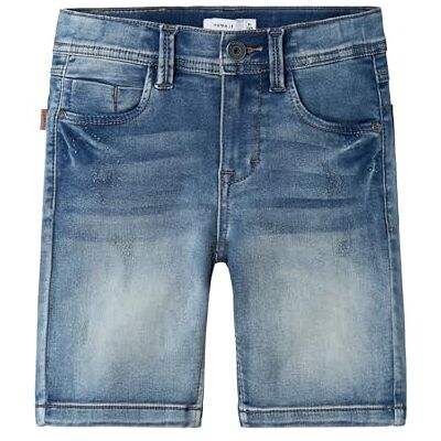 NAME IT Boy jeansshorts slim fit, Mellanblå denim, 104 NAME IT Boy jeansshorts slim fit, Mellanblå denim, 104