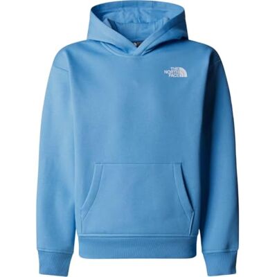 THE NORTH FACE Unisex Flickors vertikal grafisk överdimensionerad huvtröja sweatshirt THE NORTH FACE Unisex Flickors vertikal grafisk överdimensionerad huvtröja sweatshirt