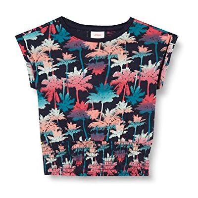 s.Oliver Junior Girl's T-shirt, marinblå, 104/110 s.Oliver Junior Girl's T-shirt, marinblå, 104/110