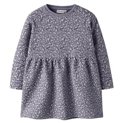 NAME IT Nmfbearta Ls Sweat Dress Unb, Lavendelgrå, 98 NAME IT Nmfbearta Ls Sweat Dress Unb, Lavendelgrå, 98