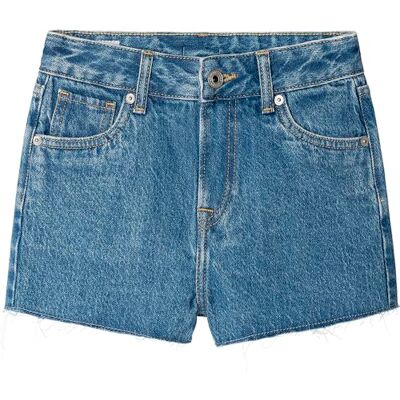 Pepe Jeans flicka A-LINE SHORT HW JR shorts, blå (denim IS1), 16, Blå (denim Is1), 16 År Pepe Jeans flicka A-LINE SHORT HW JR shorts, blå (denim IS1), 16, Blå (denim Is1), 16 År