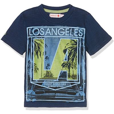 Boboli Stickad t-shirt för pojke, Lila, 5 År Boboli Stickad t-shirt för pojke, Lila, 5 År