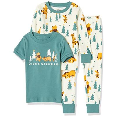 Amazon Essentials Disney Baby pojkar tät passform bomullspyjamas nattkläder, 3-pack, Puh semesterskog – barn, 12 månader Amazon Essentials Disney Baby pojkar tät passform bomullspyjamas nattkläder, 3-pack, Puh semesterskog – barn, 12 månader