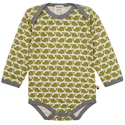 loud + proud unisex bebis Långärmad body med tryck val, Gots-certifierad T-tröja loud + proud unisex bebis Långärmad body med tryck val, Gots-certifierad T-tröja