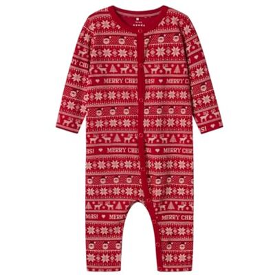 NAME IT Nbnvismas LS Nightsuit Fotboll Unisex Baby, Mörk safir, 50 NAME IT Nbnvismas LS Nightsuit Fotboll Unisex Baby, Mörk safir, 50
