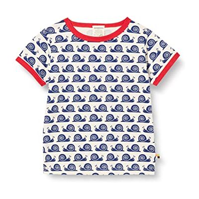 loud + proud unisex barn tryck snigel, GOTS certifierad t-shirt, Ultraamarin, 110-116 loud + proud unisex barn tryck snigel, GOTS certifierad t-shirt, Ultraamarin, 110-116