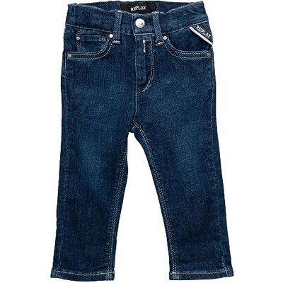 Replay baby flicka jeans, Medium blå 009, 6 månader Replay baby flicka jeans, Medium blå 009, 6 månader