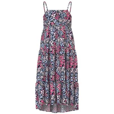 NAME IT flicka Nkfvinaya Strap Maxi klänning, Carmine Rose, 128 NAME IT flicka Nkfvinaya Strap Maxi klänning, Carmine Rose, 128