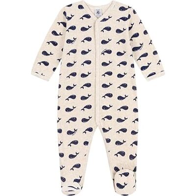 Petit Bateau Sov väl fotlös långärmad baby, Montelimar/medeltida, 3 M�nader Petit Bateau Sov väl fotlös långärmad baby, Montelimar/medeltida, 3 M�nader