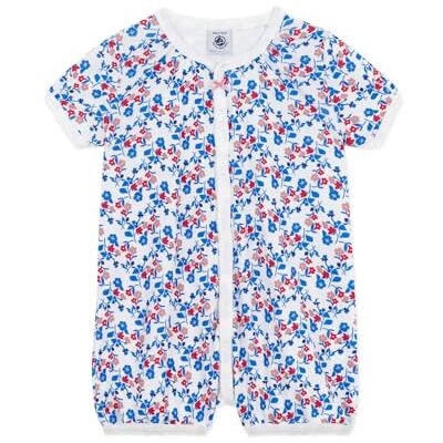 Petit Bateau Combicourt Unisex Barn, Vit/flerfärgad, 12 mesi Petit Bateau Combicourt Unisex Barn, Vit/flerfärgad, 12 mesi