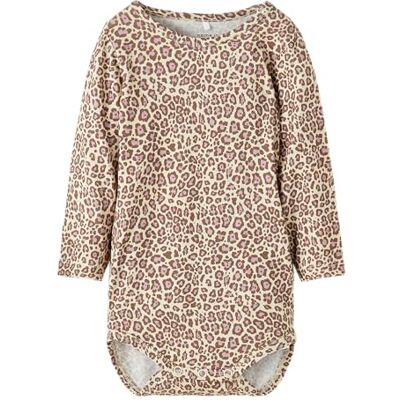 NAME IT Baby flickor Nbftrine Ls Body Noos Bodysuit, havregryn, 62 cm NAME IT Baby flickor Nbftrine Ls Body Noos Bodysuit, havregryn, 62 cm
