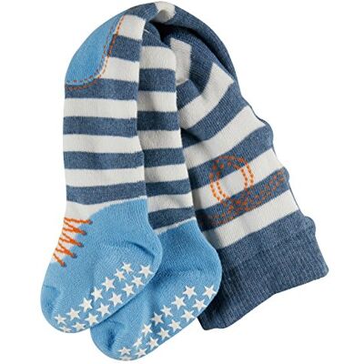 FALKE Baby Crawler Boy B Ti Tights, Blå (ljus denim 660), 0-6 Månader FALKE Baby Crawler Boy B Ti Tights, Blå (ljus denim 660), 0-6 Månader