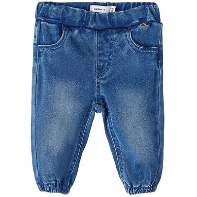 NAME IT Unisex baby NBNBERLIN säckig R jeans 1310-TO NOOS jeansbyxor, medium blå denim, 68, Mellanblå denim, 68 cm NAME IT Unisex baby NBNBERLIN säckig R jeans 1310-TO NOOS jeansbyxor, medium blå denim, 68, Mellanblå denim, 68 cm