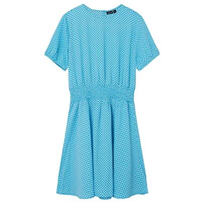 NAME IT Girl's NLFECKALI SS Dress klänning, badmössa/kontroll: Badmössa/iced Aqua, 176, Badmössa/kontroller: simmössa/iced aqua, 176 cm NAME IT Girl's NLFECKALI SS Dress klänning, badmössa/kontroll: Badmössa/iced Aqua, 176, Badmössa/kontroller: simmössa/iced aqua, 176 cm