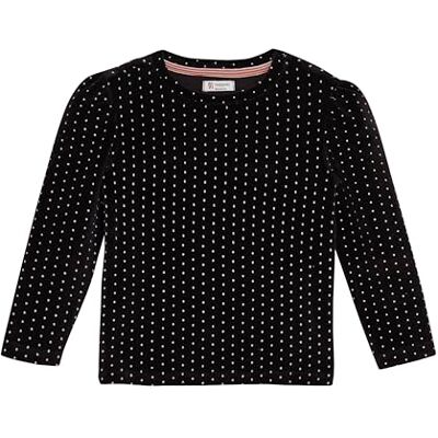 Noppies Kids Girls Tee Pixley långärmad, Svart – P090, 116 Noppies Kids Girls Tee Pixley långärmad, Svart – P090, 116
