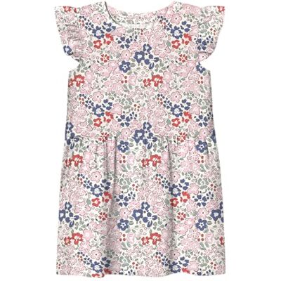 NAME IT Nmfhaile Cap Sl Dress, Ljus vit, 98 NAME IT Nmfhaile Cap Sl Dress, Ljus vit, 98