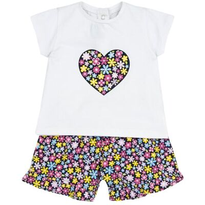 Chicco T-shirt och shorts, Mörkblå, 9 M�nader Chicco T-shirt och shorts, Mörkblå, 9 M�nader