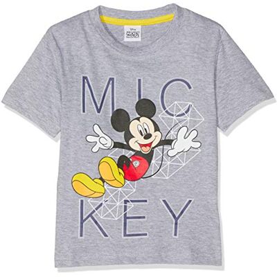 Disney T-shirt för pojkar, Grå (gris), 6 År Disney T-shirt för pojkar, Grå (gris), 6 År