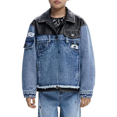 Desigual COAT_SUNNY, 5053 DENIM MEDIUM WASH, 9/10, Blå, 10 år Desigual COAT_SUNNY, 5053 DENIM MEDIUM WASH, 9/10, Blå, 10 år