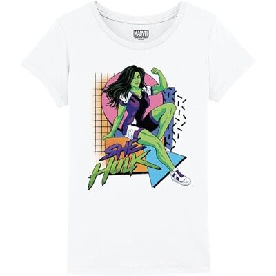 Marvel -t-shirt för flickor, Vit, 10 År Marvel -t-shirt för flickor, Vit, 10 År