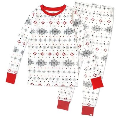 HonestBaby baby-flickor ekologisk bomull semester familj jamies pyjamas, Jumbo Fair Isle, Women's 2-Piece Pajama Set Large HonestBaby baby-flickor ekologisk bomull semester familj jamies pyjamas, Jumbo Fair Isle, Women's 2-Piece Pajama Set Large