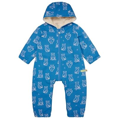 loud + proud unisex baby vattenavvisande med teddyfoder, GOTS certifierad utomhusoverall, azur, 50-56 loud + proud unisex baby vattenavvisande med teddyfoder, GOTS certifierad utomhusoverall, azur, 50-56