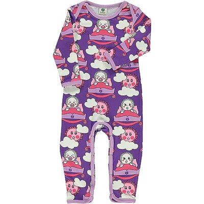 Småfolk Bodysuit för flickor, babyspädbarn och småbarn, Lila hjärta, 86 Småfolk Bodysuit för flickor, babyspädbarn och småbarn, Lila hjärta, 86