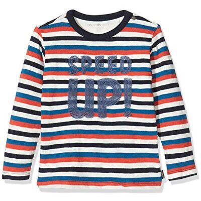 Noppies Baby pojkar B vanlig T-shirt Ls Apple Valley Y/D STR långärmad tröja, Flerfärgad (Whisper White P198), 62 cm Noppies Baby pojkar B vanlig T-shirt Ls Apple Valley Y/D STR långärmad tröja, Flerfärgad (Whisper White P198), 62 cm