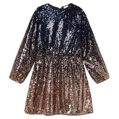 NAME IT flicka Nkfrantella Ls klänning kil, blå, 134 NAME IT flicka Nkfrantella Ls klänning kil, blå, 134