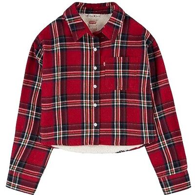 Levi's Kids Flickors LVG långärmad vävd topp L/S, chilipeppar, 12 år Levi's Kids Flickors LVG långärmad vävd topp L/S, chilipeppar, 12 år