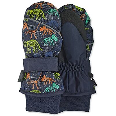 Sterntaler Baby pojkar nävar dinosaurie vantar, marinblå, 1 Sterntaler Baby pojkar nävar dinosaurie vantar, marinblå, 1