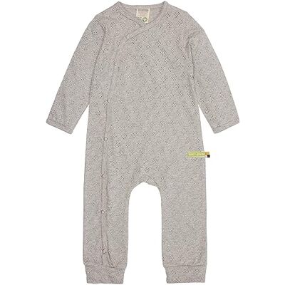 loud + proud unisex baby jacquard stickad, GOTS certifierad overall, SILVER, 74/80 cm loud + proud unisex baby jacquard stickad, GOTS certifierad overall, SILVER, 74/80 cm