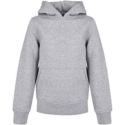 Build Your Brand Unisex barn ekologisk basic barn huvtröja, ljunggrå, 110-116 Build Your Brand Unisex barn ekologisk basic barn huvtröja, ljunggrå, 110-116