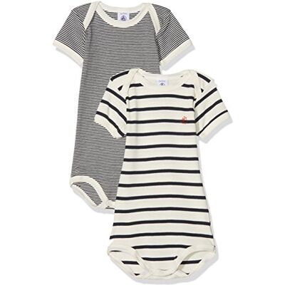 Petit Bateau baby-unisex MC formender Body, flerfärgad (Special Lot 00 00), 62 (tillverkarstorlek: 3 m/60 cm) (2-pack) Petit Bateau baby-unisex MC formender Body, flerfärgad (Special Lot 00 00), 62 (tillverkarstorlek: 3 m/60 cm) (2-pack)