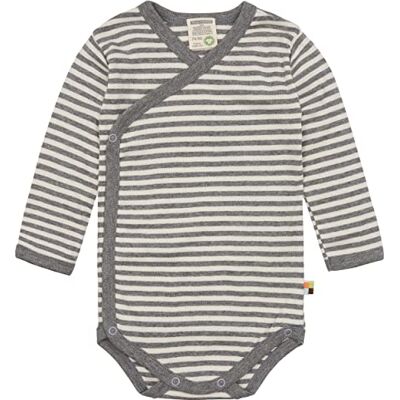 loud + proud unisex baby skötbody ringad, GOTS-certifierad småbarn underkläder set, GRÅ, 62/68 cm loud + proud unisex baby skötbody ringad, GOTS-certifierad småbarn underkläder set, GRÅ, 62/68 cm